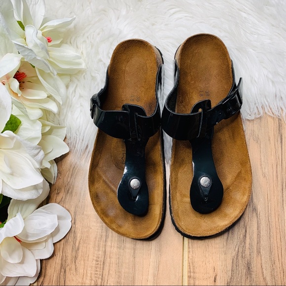 ❌SOLD❌Birkenstock Betula Black Leather Gizeh - Picture 6 of 6